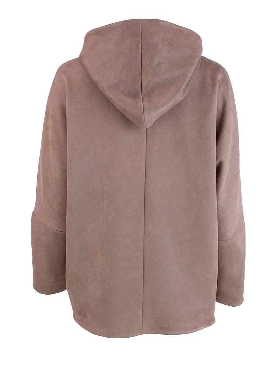 Jacket w/hood suedine