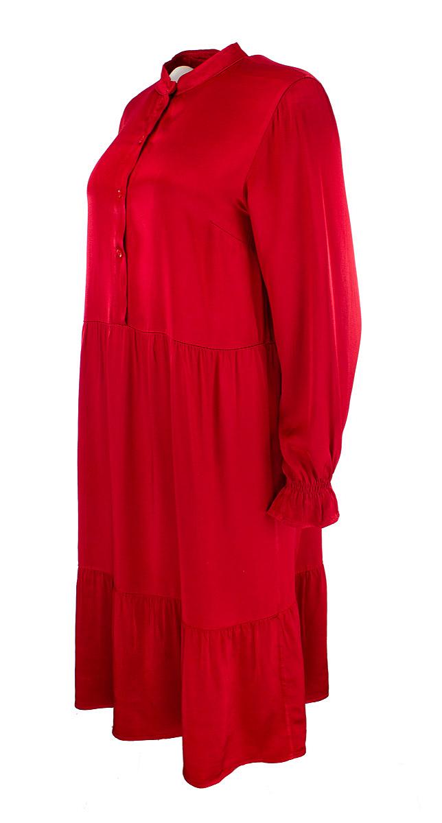 Dress 3/4 l.s. satin