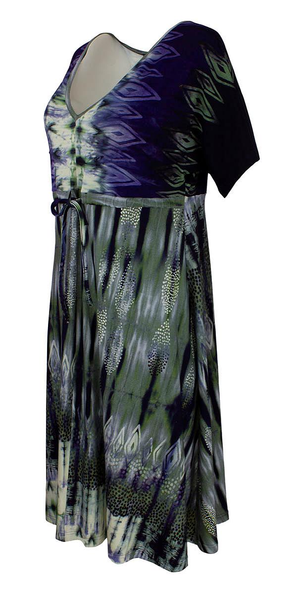 Dress s.s. 3/4 print