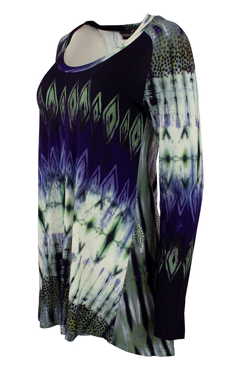 Top 3/4 s. A-line print