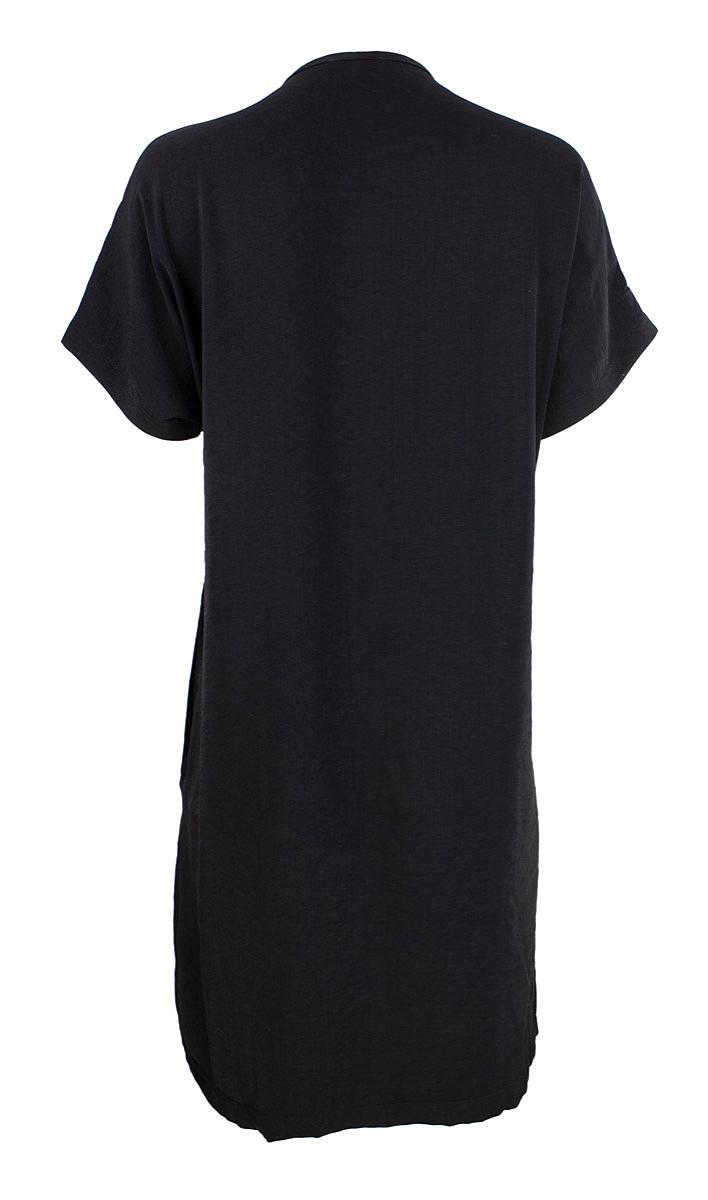 Dress V-neck pleats short