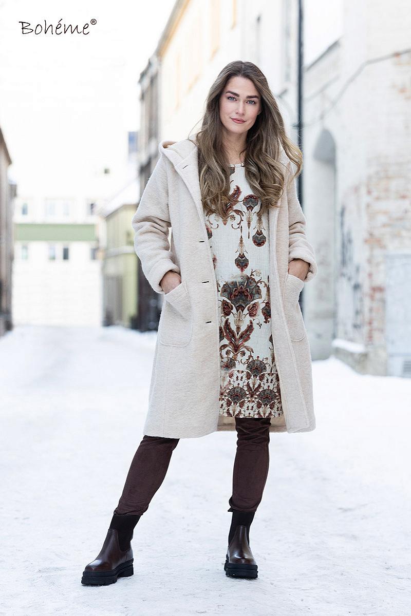 Dress short buble jersey