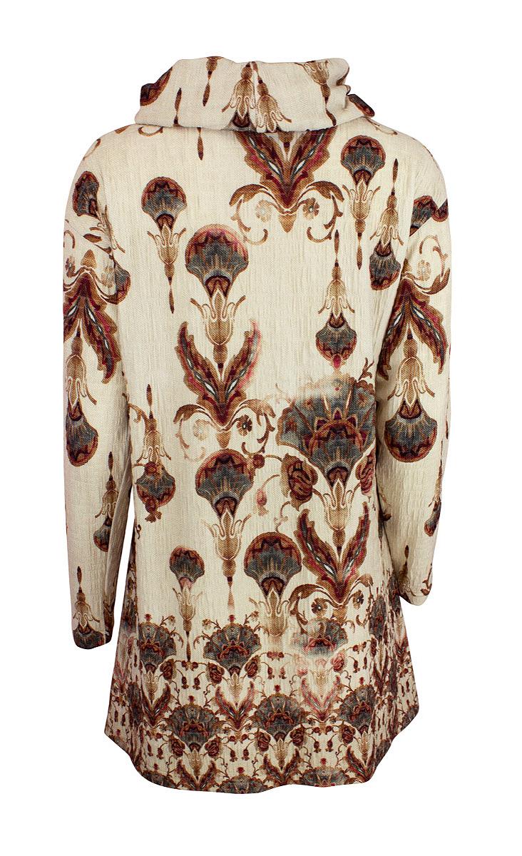 Top A-line rollneck buble jersey