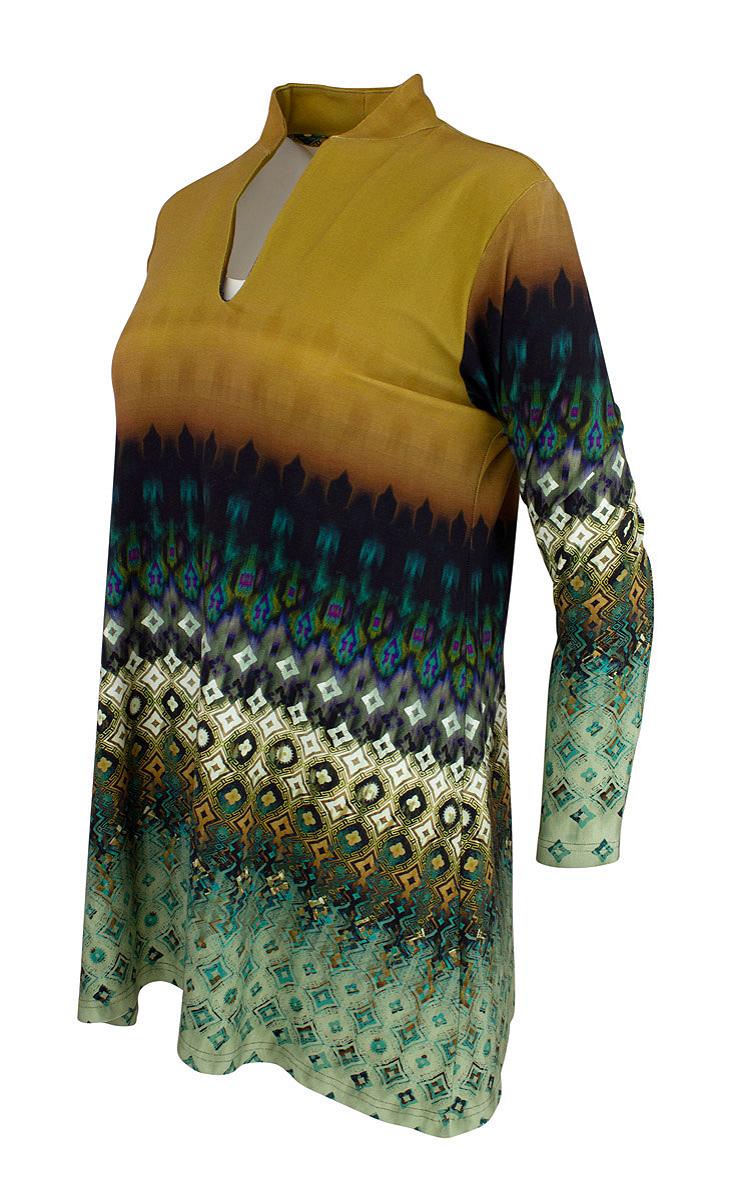 Top A-line V-neck jersey