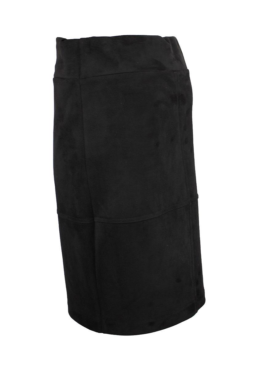 Skirt short suede