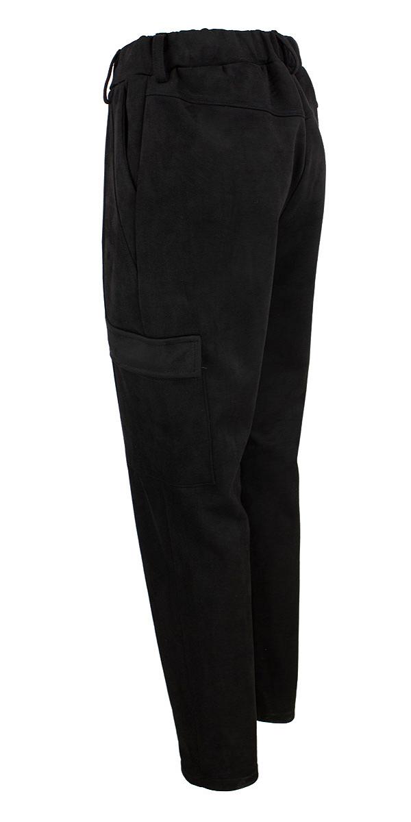 Pants cargo suede