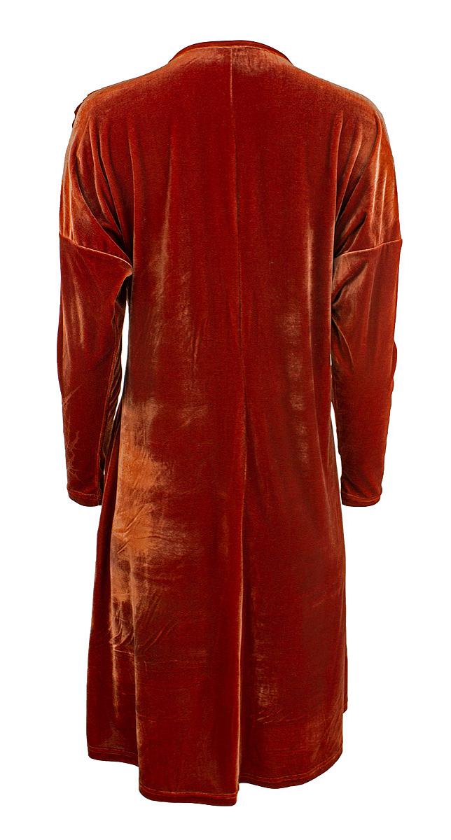 Dress short l.s. velvet