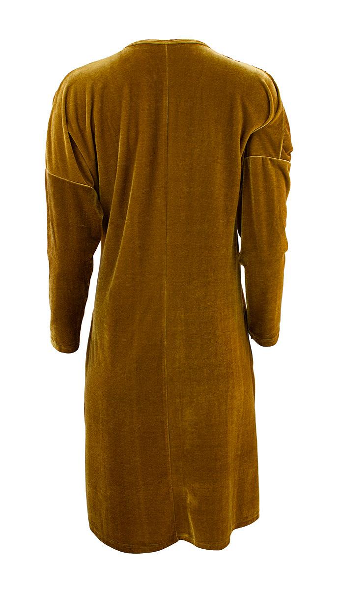 Dress short l.s. velvet