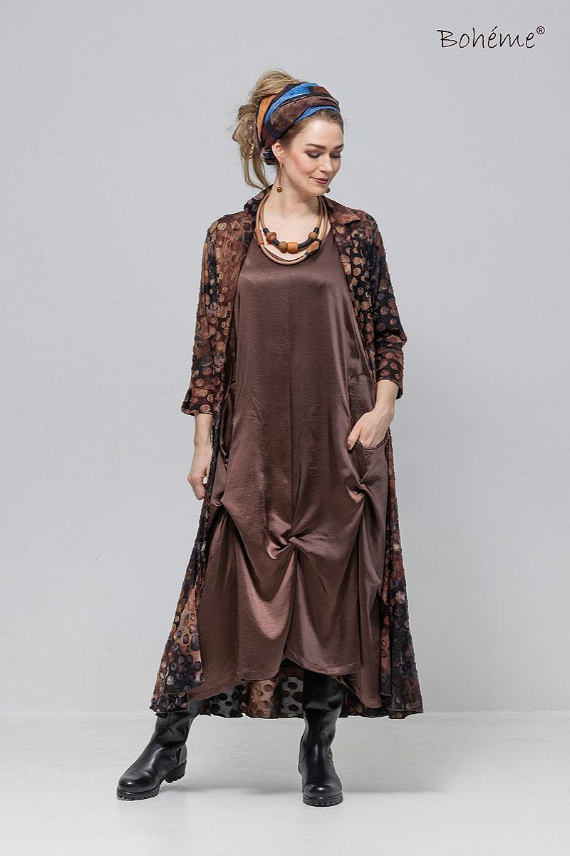 Dress long s.l. satin