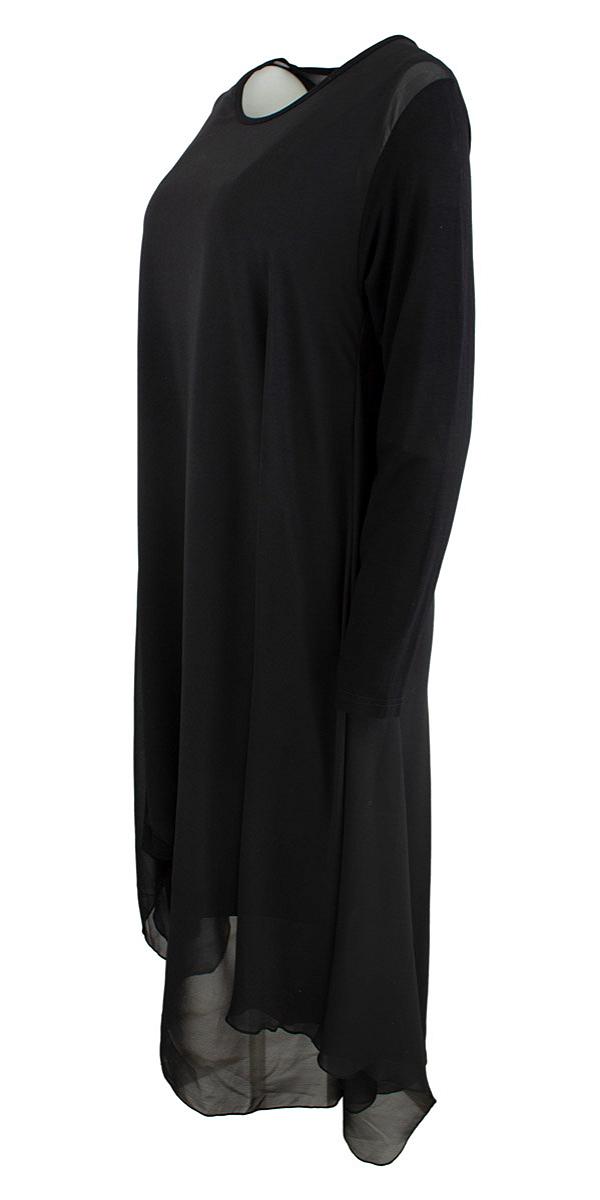 Dress transparent voile