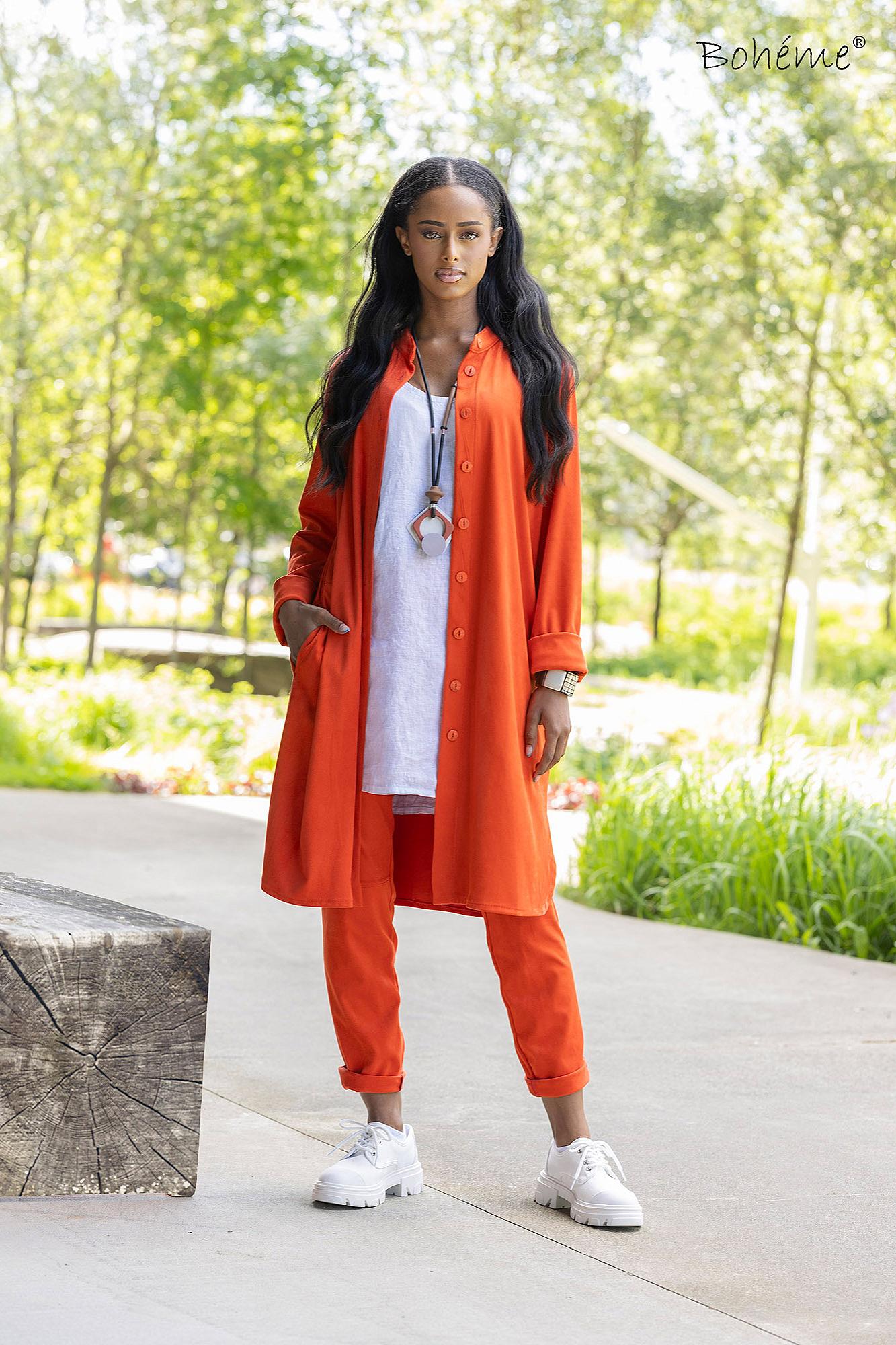 Dress/jacket long suede