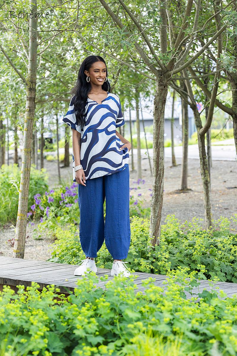 Pants basic heavy linen