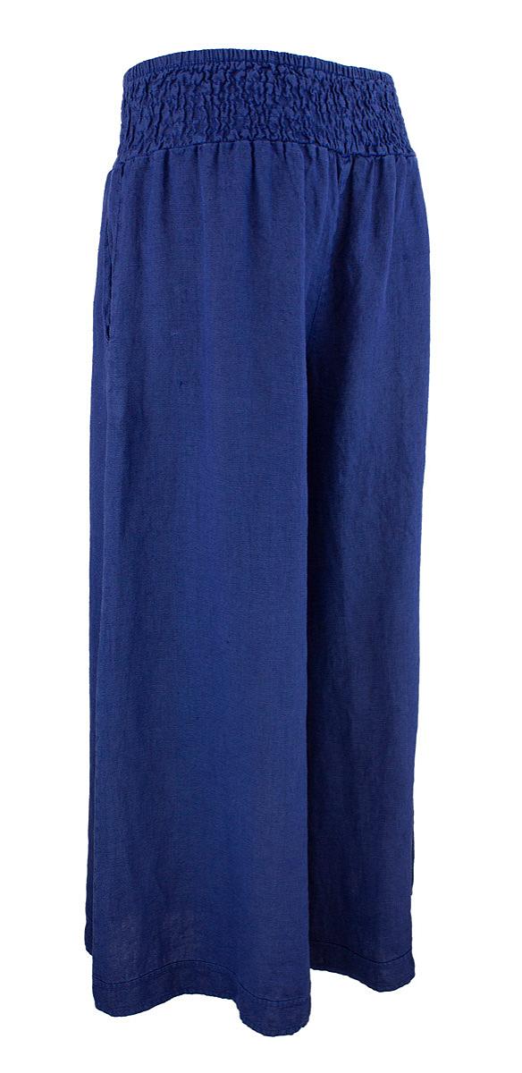 Pants wide heavy linen