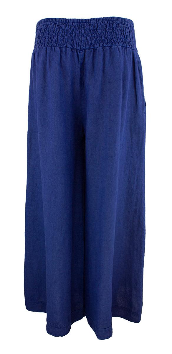 Pants wide heavy linen