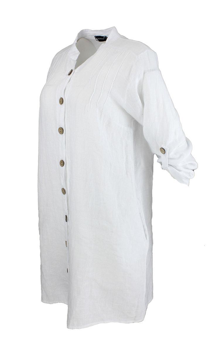 Shirt long linen