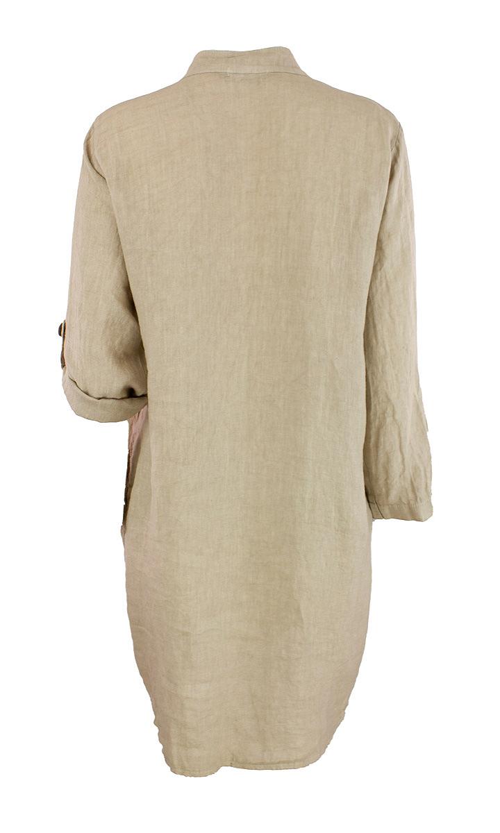 Shirt long linen