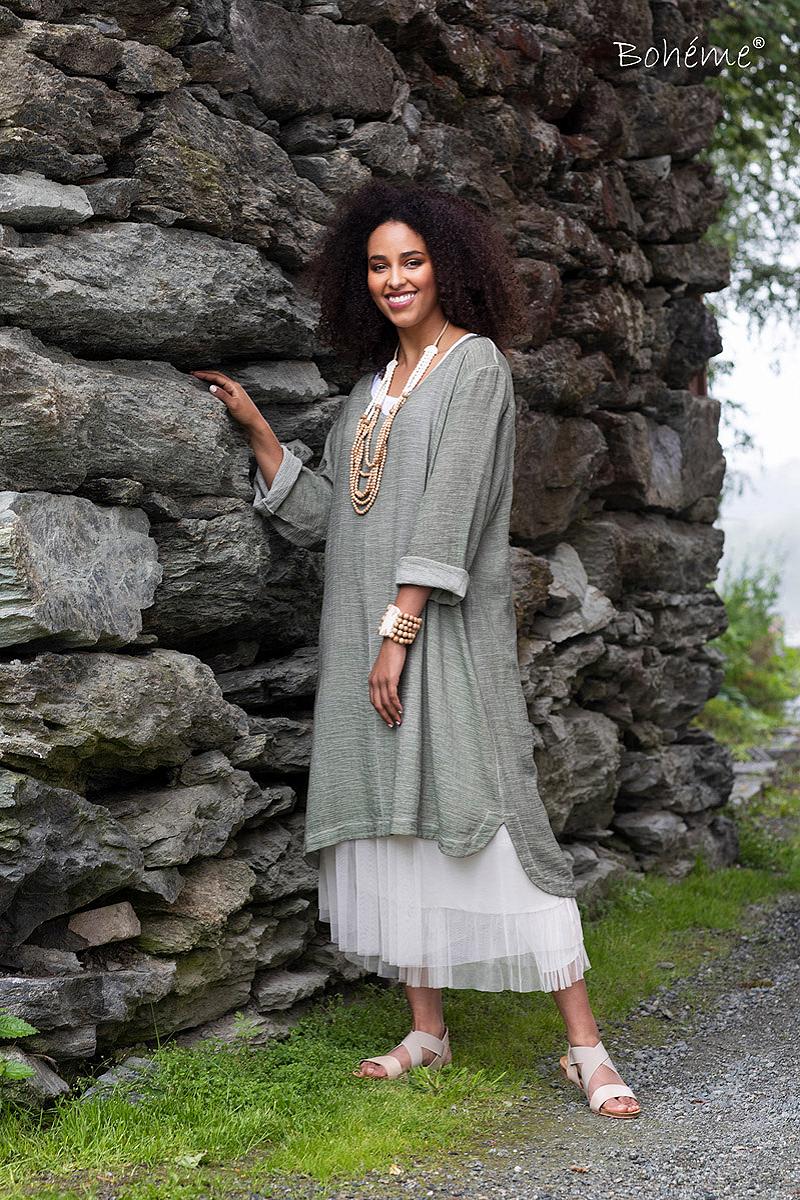 Skjørt dobbel chiffon