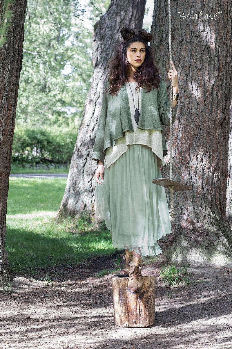 Skjørt dobbel chiffon