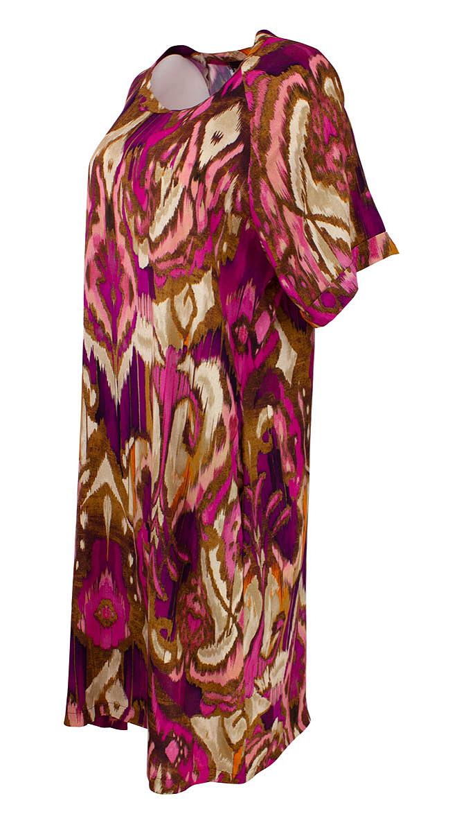 Kjole kort k/arm print