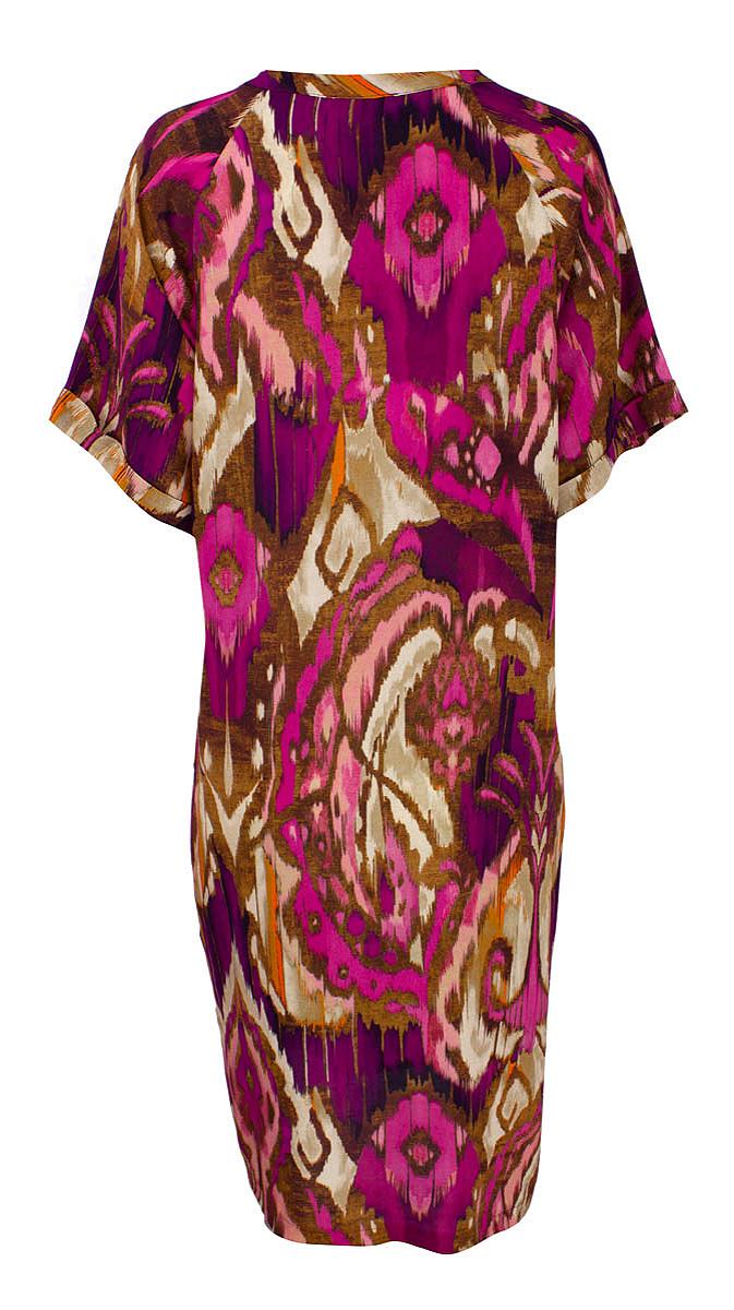 Kjole kort k/arm print