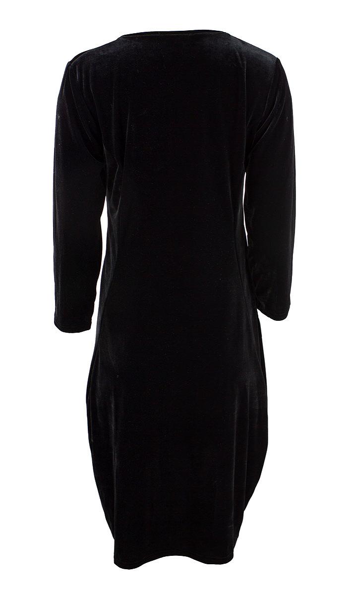 Kjole 3/4 - 3/4 arm fløyel