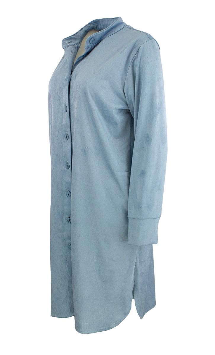 Kjole/jakke lang semsket