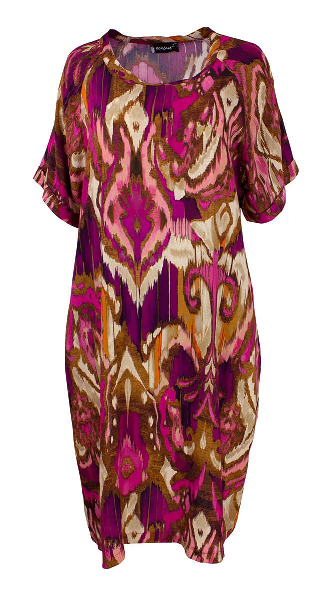 Kjole kort k/arm print