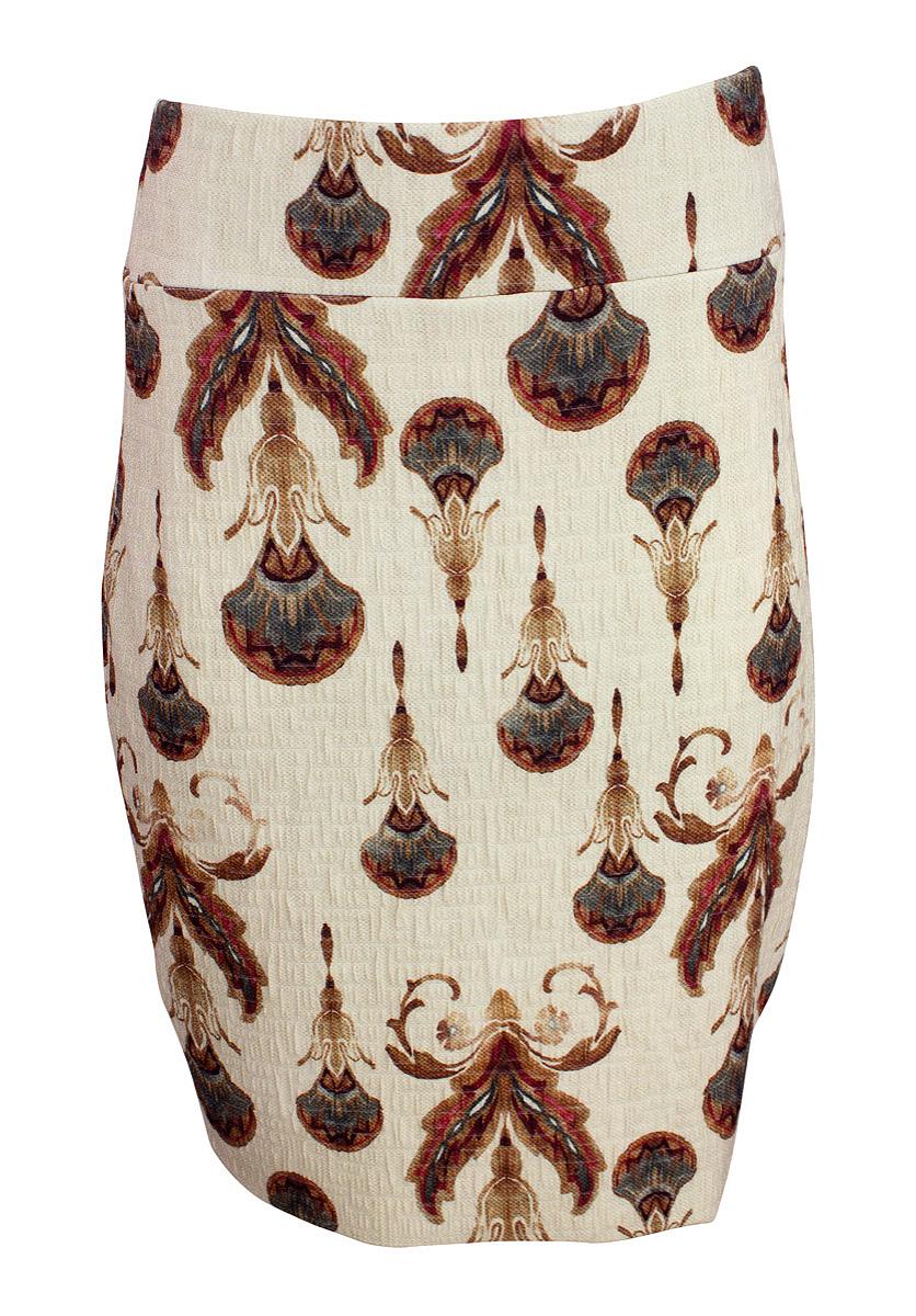 Skjørt kort boble jersey