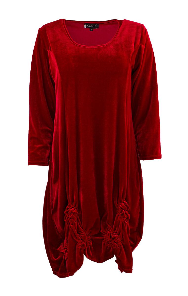 Kjole 3/4 - 3/4 arm fløyel