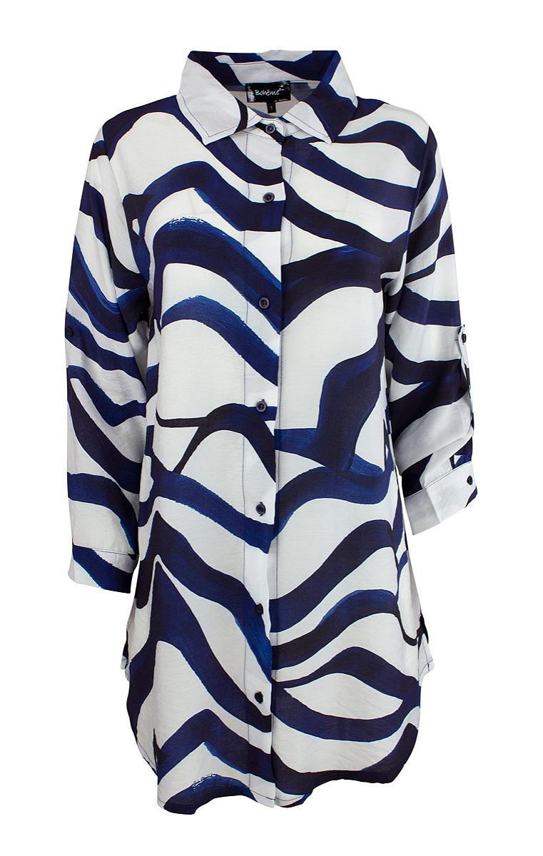 Skjorte l.a. bølger