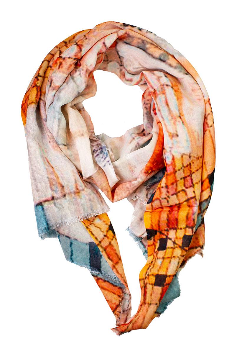 Skjerf oransje 70x180